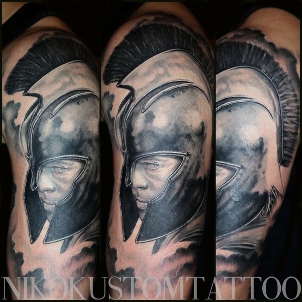 Tatouage portrait brad pitt 