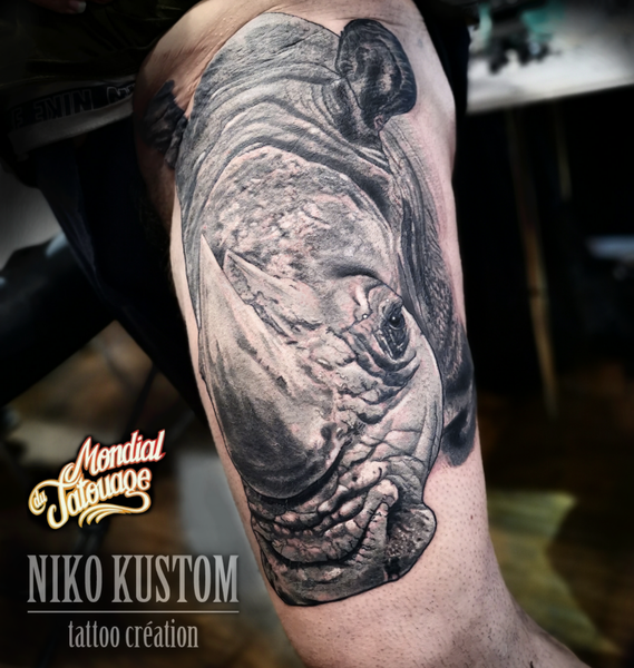 rhino tattoo