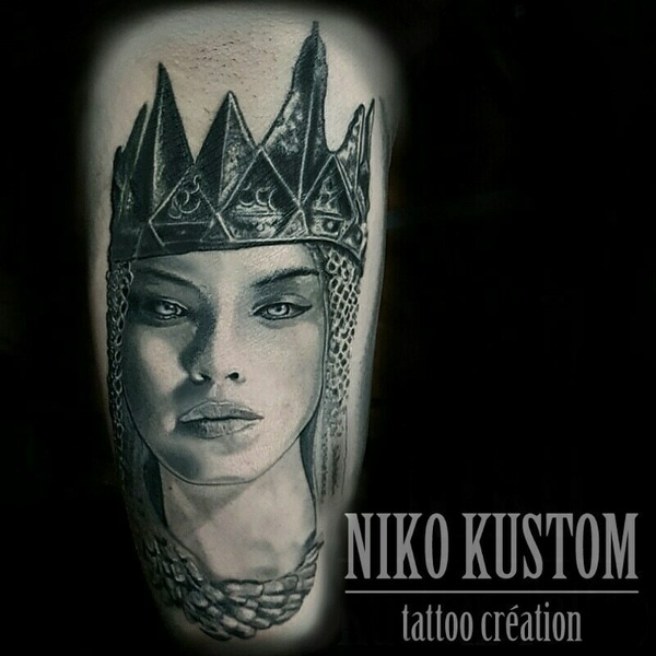 queen tattoo