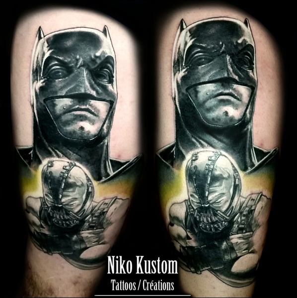 Tatouage bat man bane 