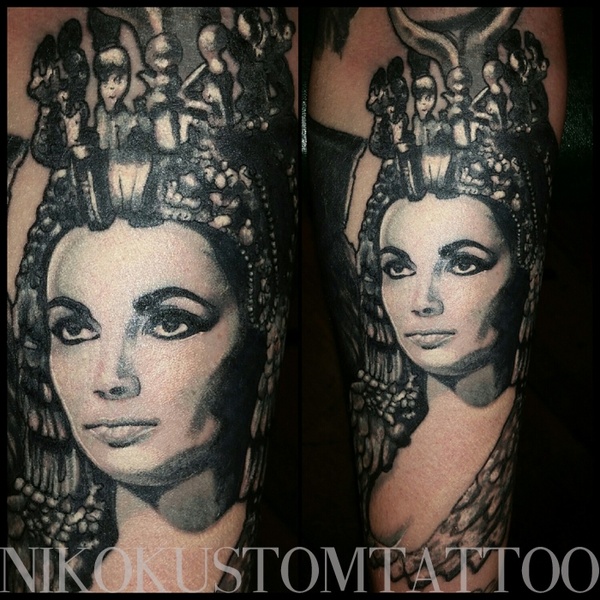 Portrait elisabteh taylor 