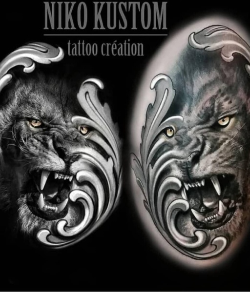 Tatouage lion 
